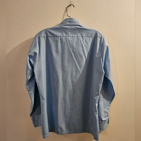 Vintage Sportslife Sears Menswear Blue Button Up | Size Small - Picture 5 of 5